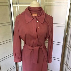 Vintage 1960’s maxi dress with sleeves